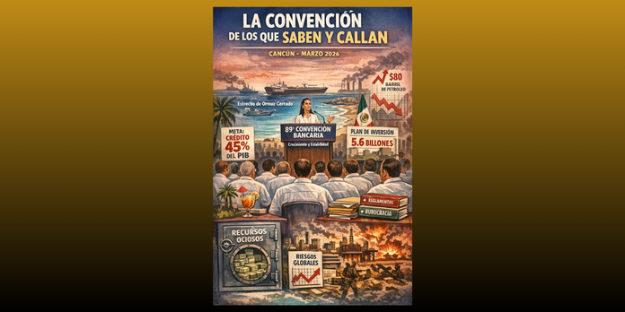 La convención de los que saben y callan. Cancún, marzo de 2026. El mar de fondo no era el Caribe.