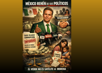 México no puede seguir siendo rehén de sus políticos. El mensaje claro de Velasco, el Verde no es un satélite de Morena