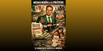 México no puede seguir siendo rehén de sus políticos. El mensaje claro de Velasco, el Verde no es un satélite de Morena