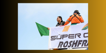 Eduardo Ramírez da banderazo a carrera