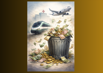 DINERO TIRADO A LA BASURA