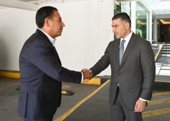 SEGURIDAD COORDINADA. Gobernador y García Harfuch refuerzan estrategia