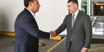 SEGURIDAD COORDINADA. Gobernador y García Harfuch refuerzan estrategia