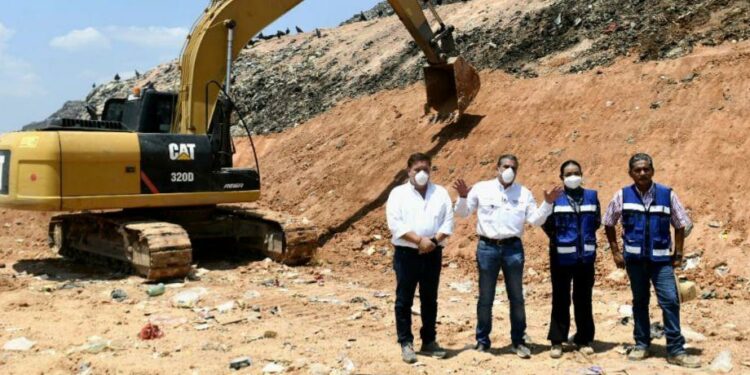 Continúa la transformación del relleno sanitario en Tapachula: Yamil Melgar