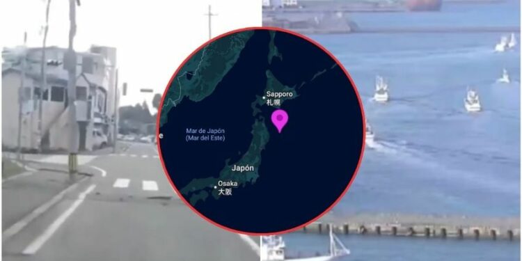 Terremoto de 7.5 sacude Japón y activa alerta de tsunami | VIDEOS