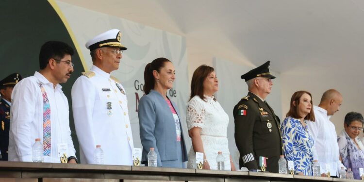 CLAUDIA SHEINBAUM. Encabeza 112 Aniversario de la Defensa del Puerto de Veracruz