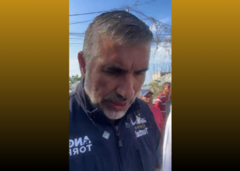El “caído” se topó con pared