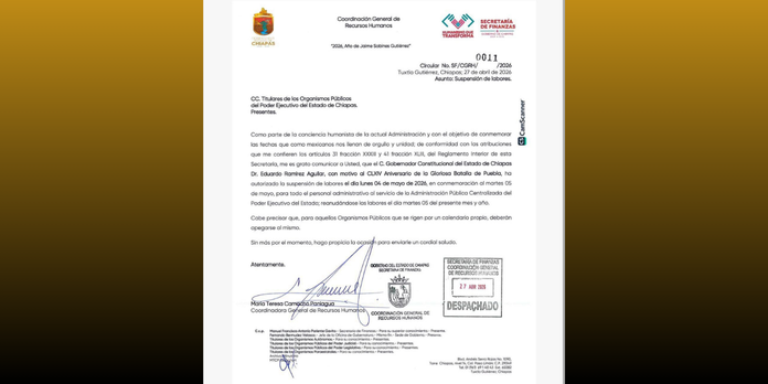 MEGA PUENTE. Burocracia descansará 4 días