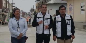 Supervisa Yamil Melgar avance del 90 por ciento en obra de la 1ª Norte