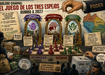 Tablero Chiapas: El juego de los tres espejos rumbo a 2027