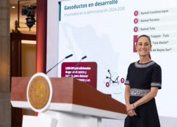 SOBERANÍA ENERGÉTICA. Sheinbaum lanza plan de gasoductos