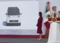 CLAUDIA SHEINBAUM. México estrena su minivehículo eléctrico