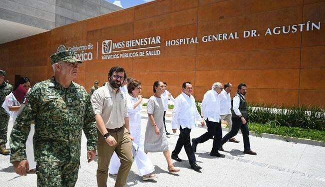 SALUD UNIVERSAL. Presidenta inaugura el hospital más grande del sureste mexicano