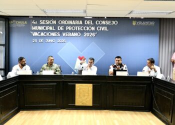 Yamil Melgar encabeza 4ª Sesión del Consejo Municipal de PC por Vacaciones de Verano 2026