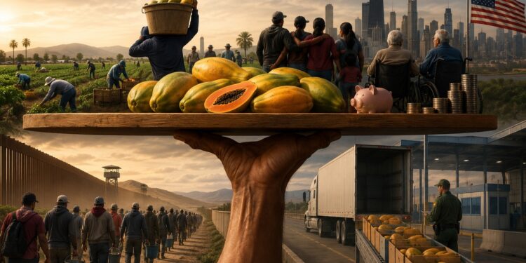 El brazo que sostiene la mesa