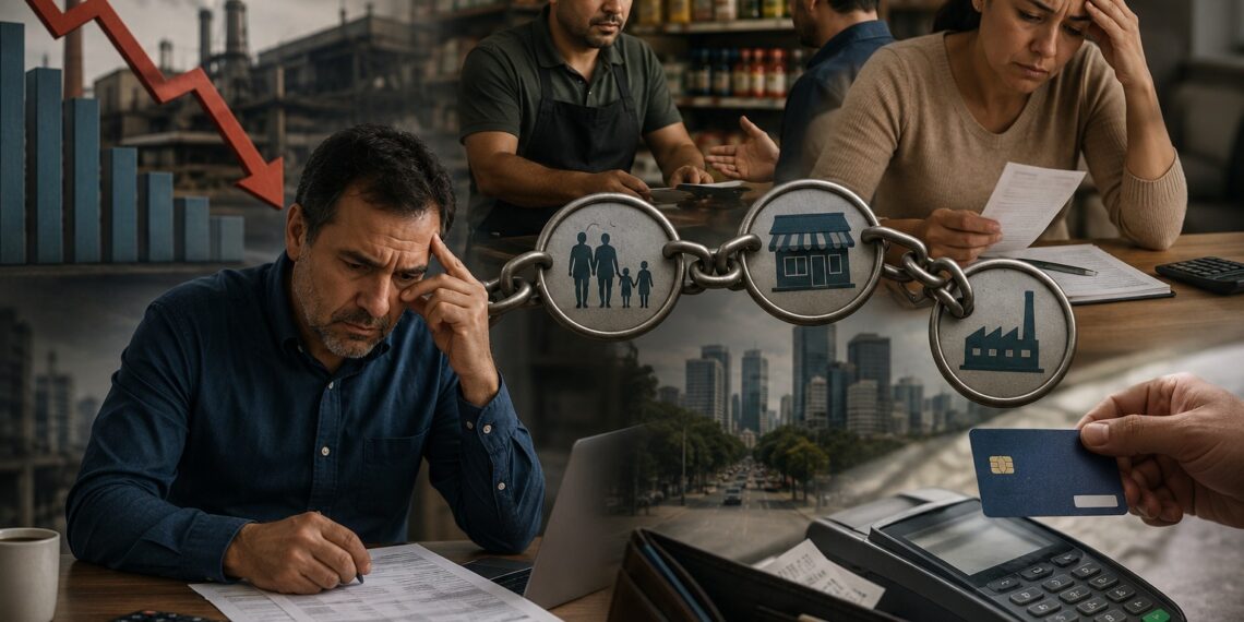 La economía sin colchón