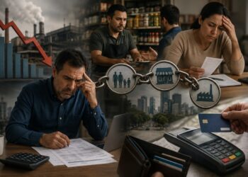 La economía sin colchón