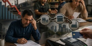 La economía sin colchón