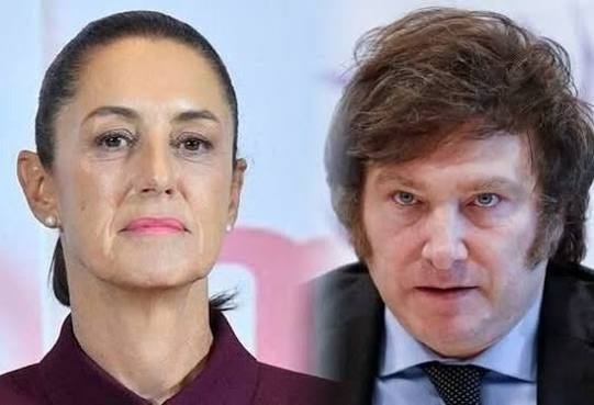 Sheinbaum de México vs Milei de Argentina