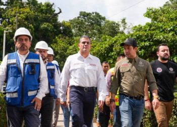 Mauricio Cordero y Yamil Melgar supervisan inmuebles públicos tras los sismos