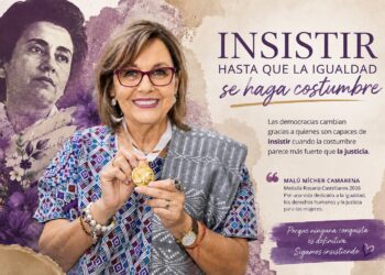 “Insistir hasta que la igualdad se haga costumbre’’