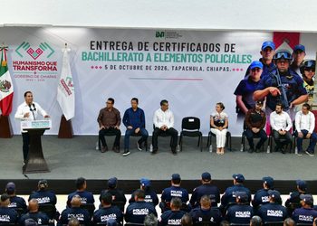 Ayuntamiento de Tapachula refrenda compromiso con la profesionalización de policías municipales