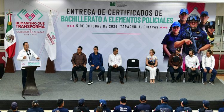 Ayuntamiento de Tapachula refrenda compromiso con la profesionalización de policías municipales